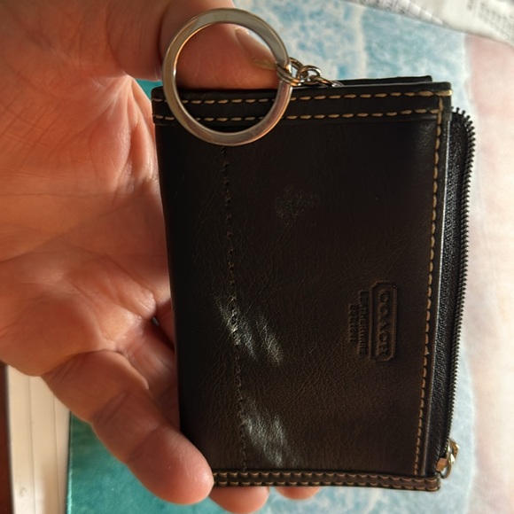 Coach business card holder and change purse - Picture 3 of 5